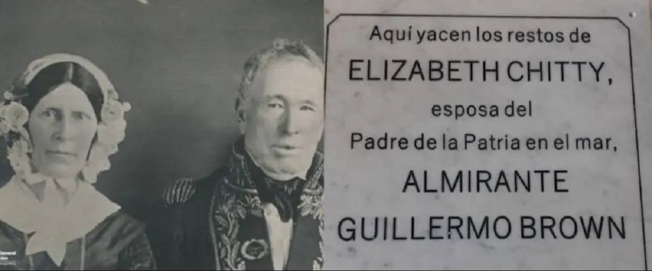 Elizabeth Chitty, esposa del Almirante Brown