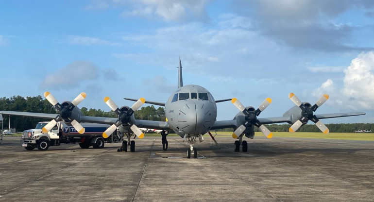 Avión P3 Orion para la Armada Argentina. Foto: Ministerio de Defensa