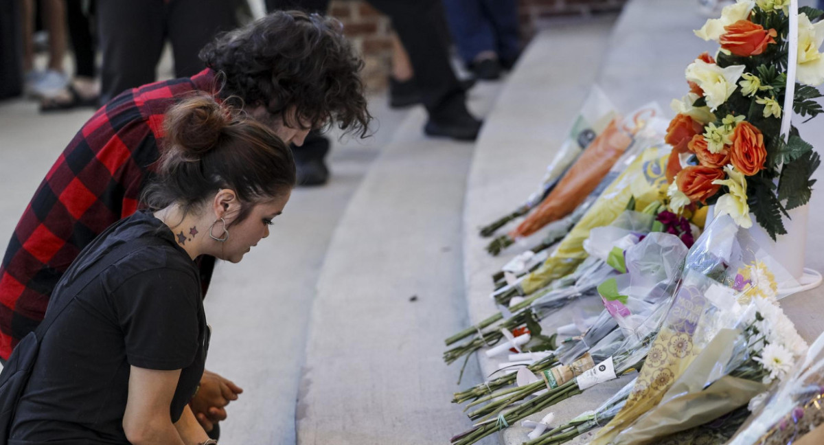 Tiroteo en una escuela de Georgia, Estados Unidos. Foto: EFE