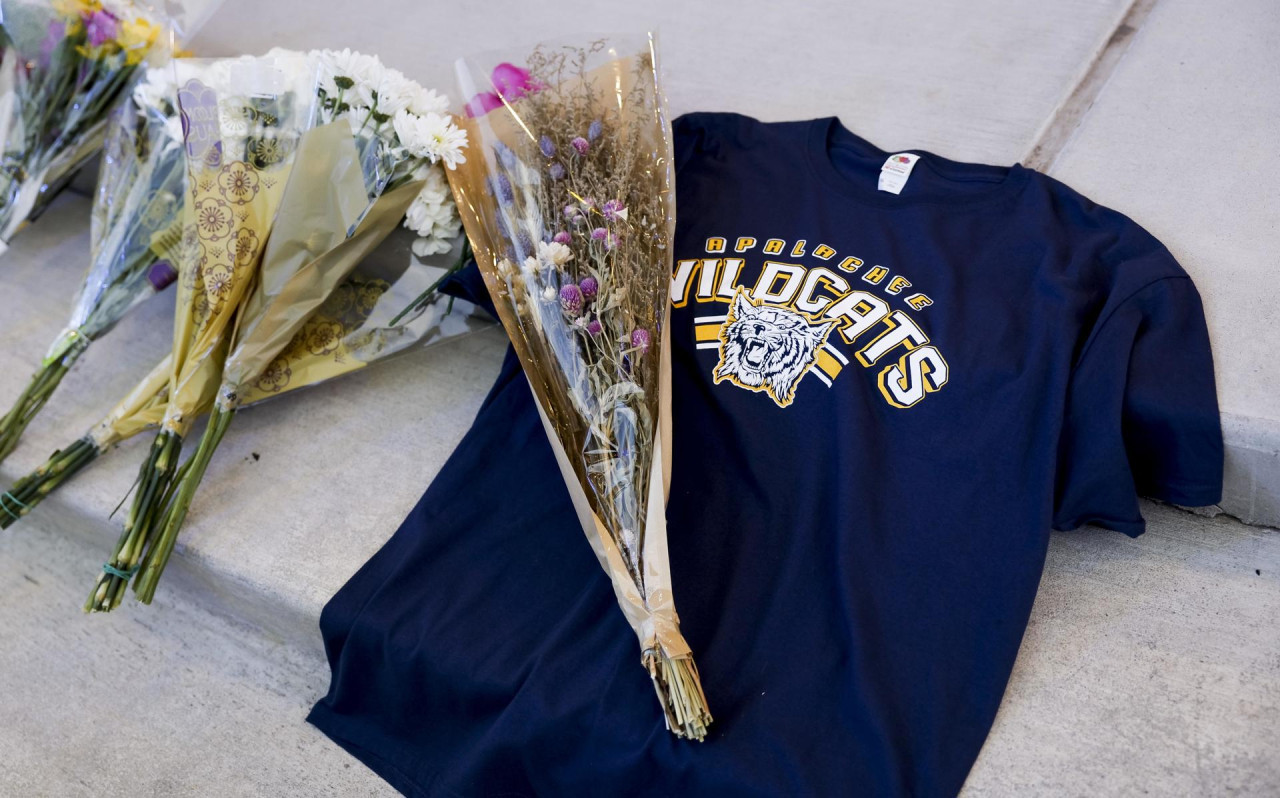 Tiroteo en una escuela de Georgia, Estados Unidos. Foto: EFE