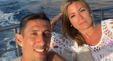 Ángel Di María y Jorgelina Cardoso. Foto: Instagram/ jorgelinacardoso26