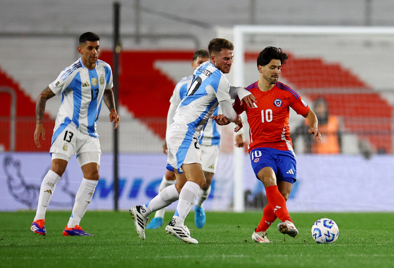 Argentina vs Chile, Eliminatorias. Foto: Reuters