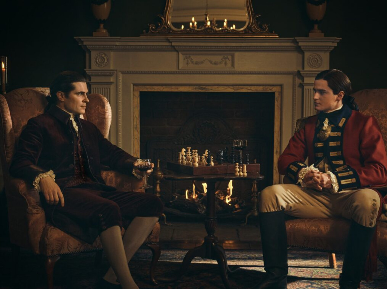 Lord John Grey y William. Foto: Starz