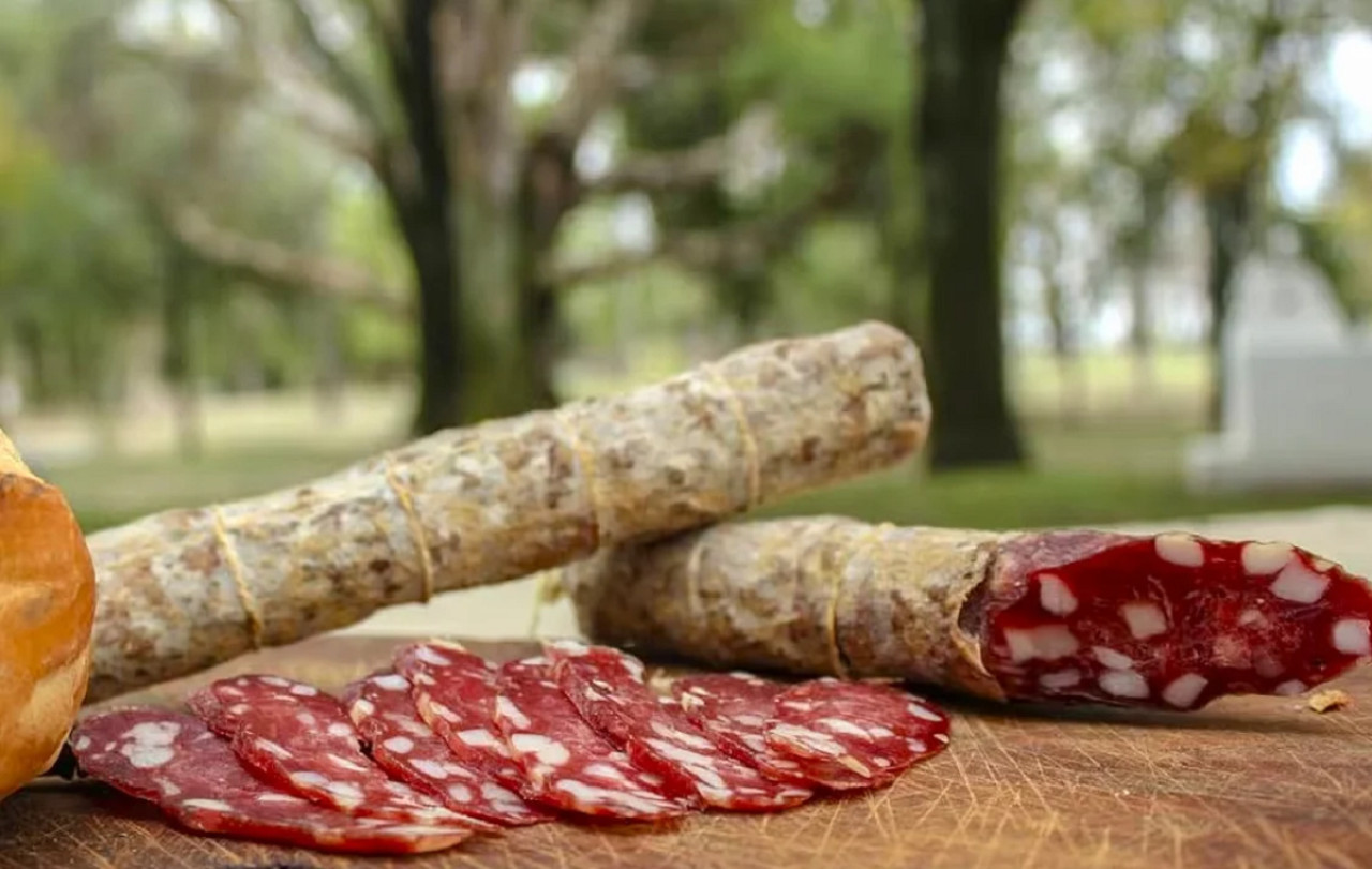 Fiesta Nacional del Salame Quintero en Mercedes. Foto: NA