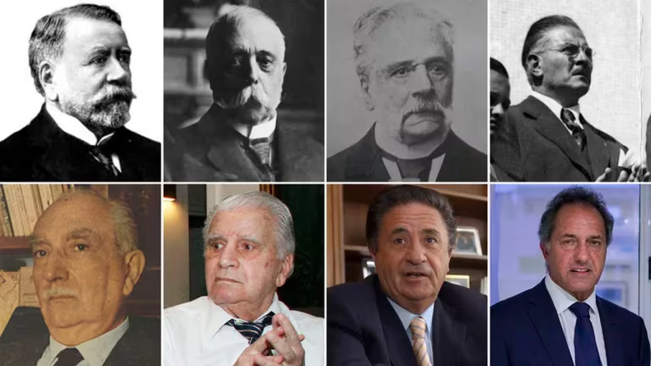 Dardo Rocha, Marcelino Ugarte, Bernardo de Irigoyen, Domingo Mercante, Oscar Alende, Antonio Cafiero, Eduardo Duhalde y Daniel Scioli