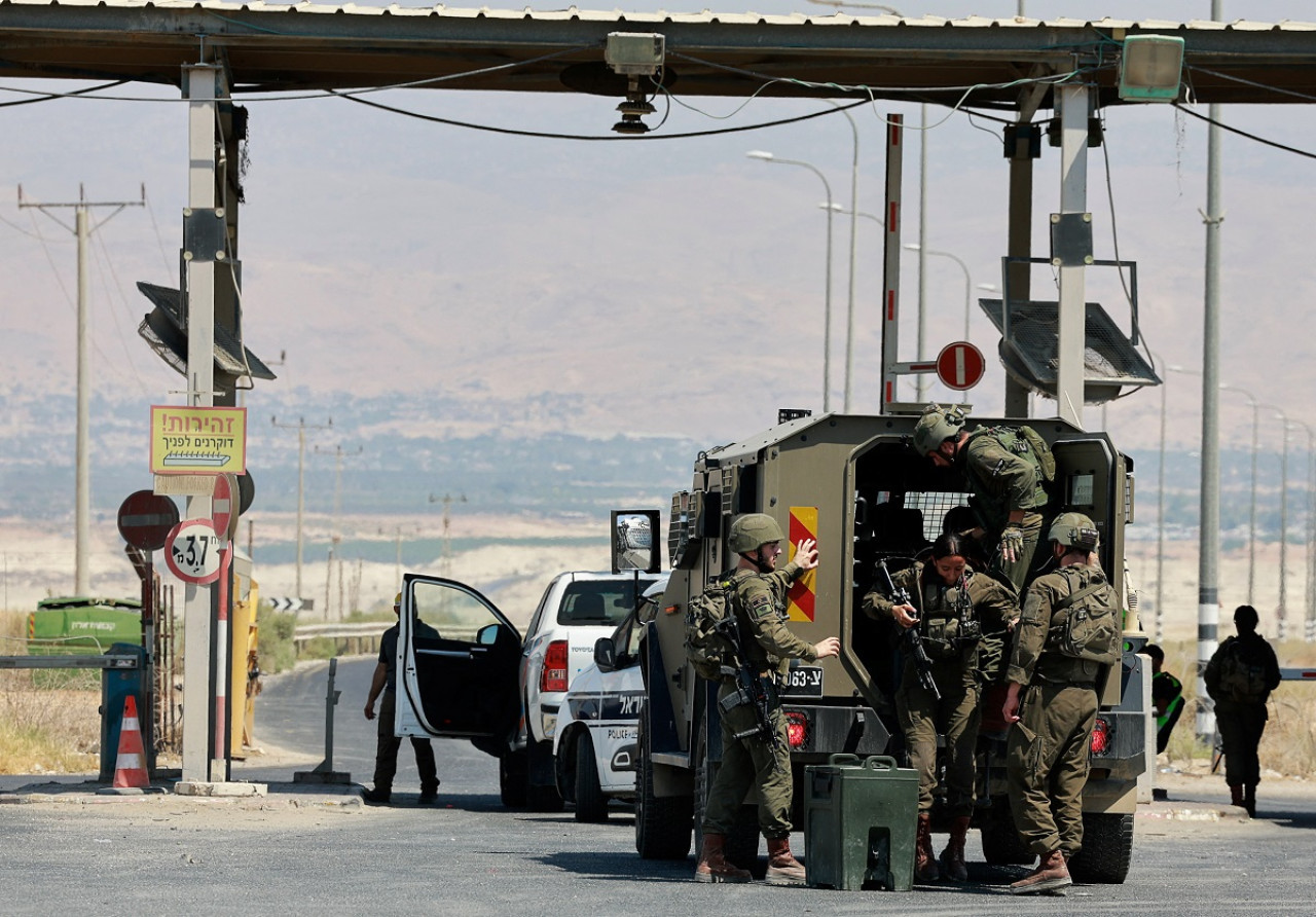 Frontera entre Israel y Jordania. Foto: Reuters.