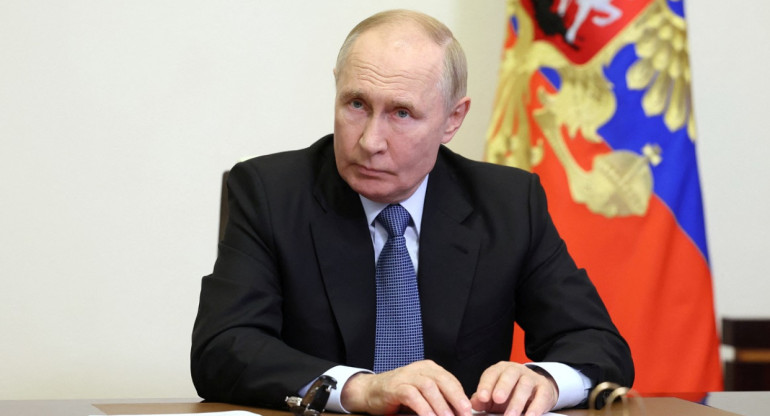 Vladímir Putin, presidente de Rusia. Foto: Reuters.