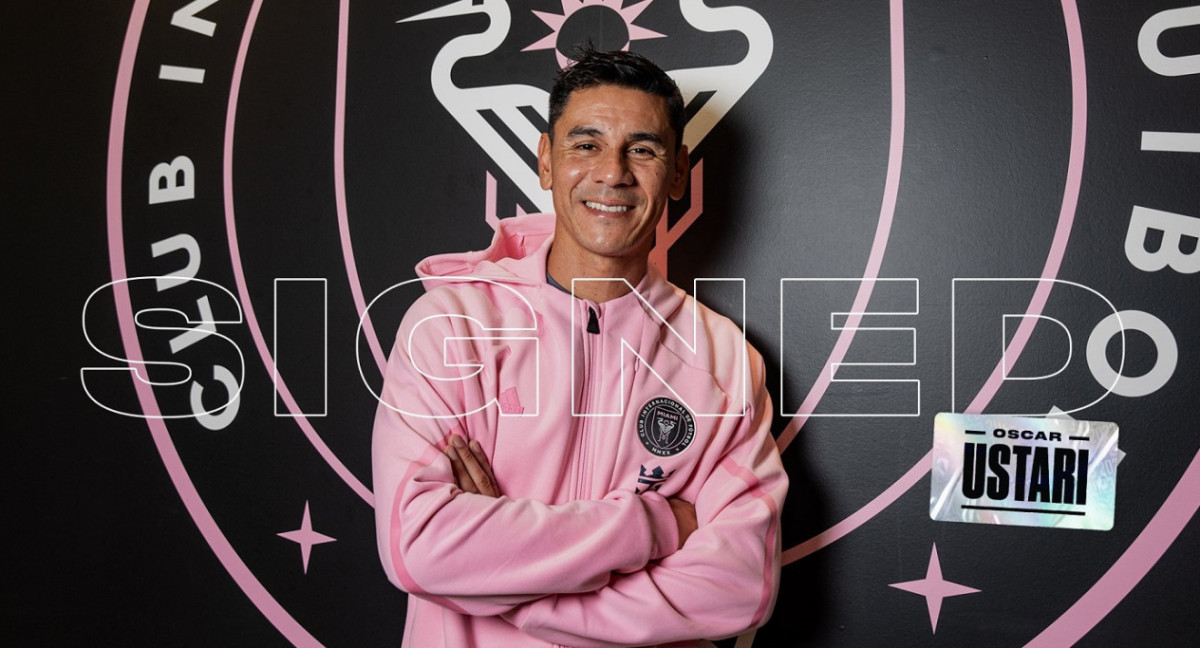 Óscar Ustari fichó por Inter Miami. Foto: X @InterMiamiCF.