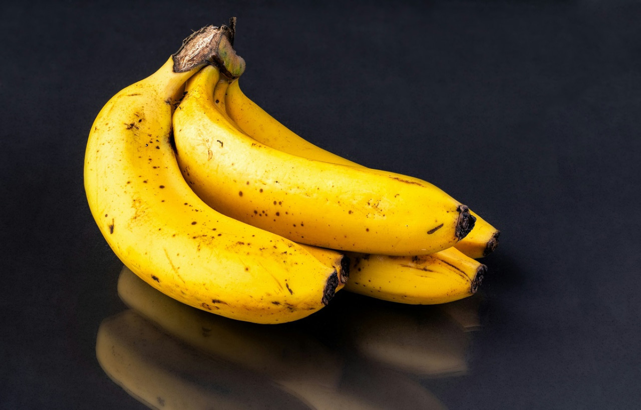 Bananas; frutas; alimentos. Foto: Unsplash.