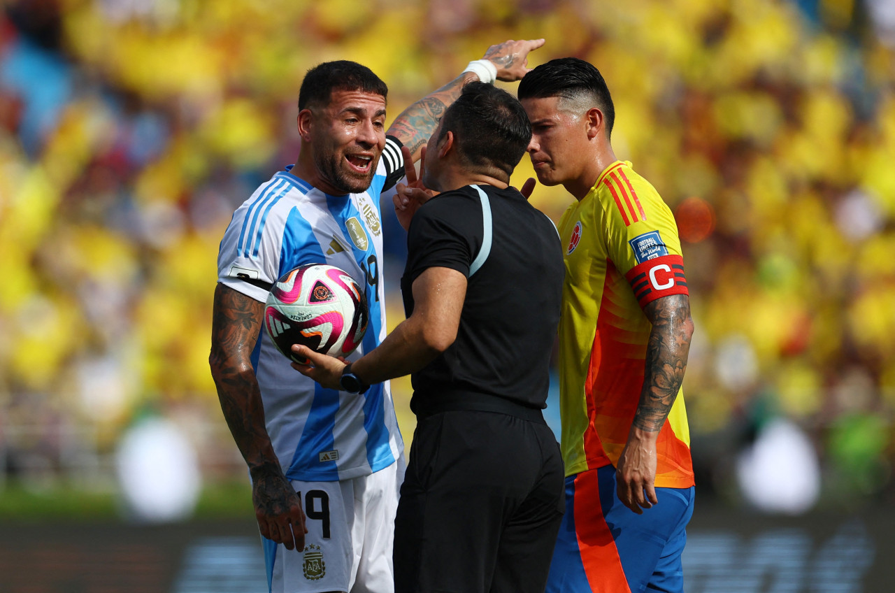 Eliminatorias, Colombia vs. Argentina. Foto: REUTERS.