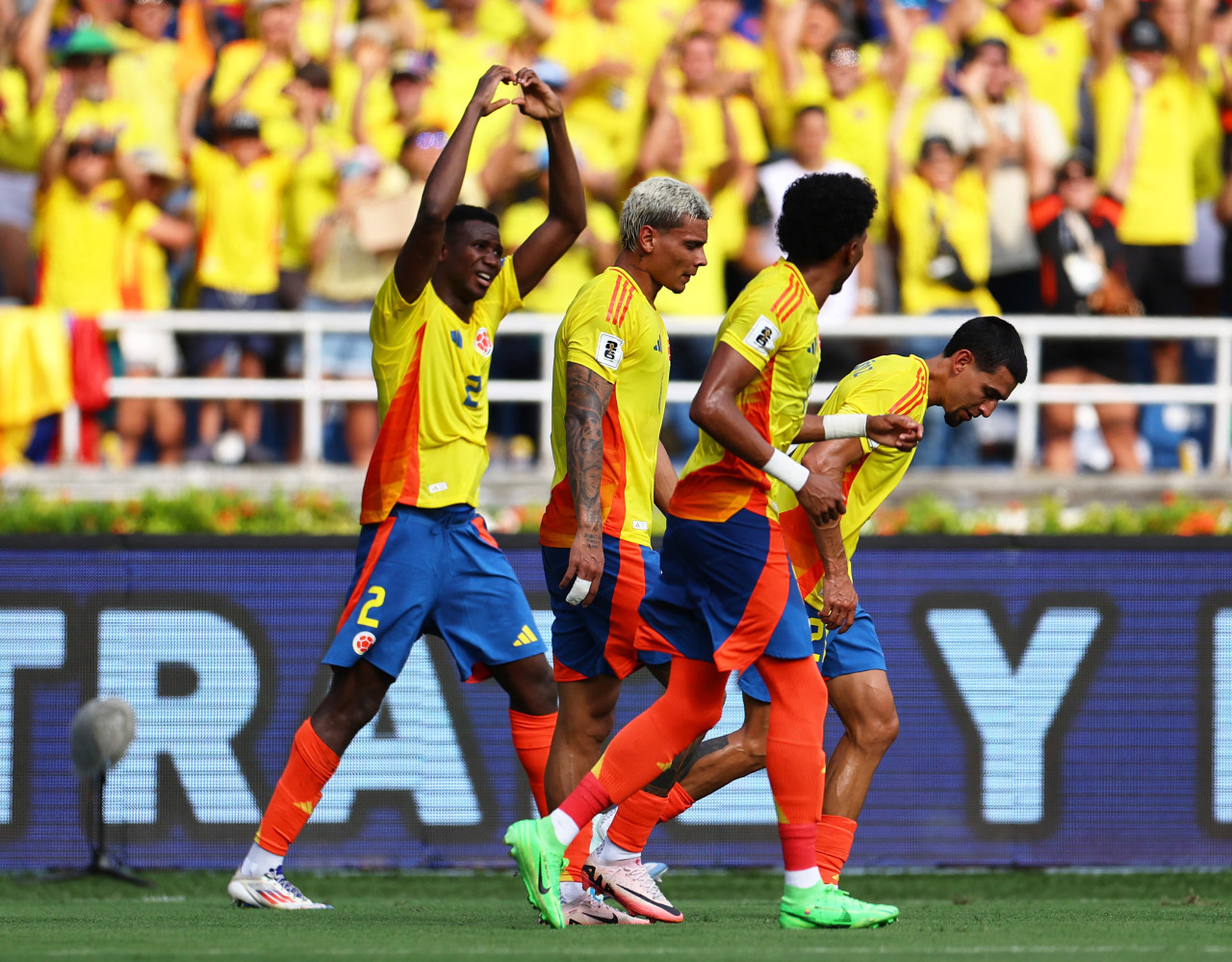 Eliminatorias, Colombia vs. Argentina. Foto: REUTERS.