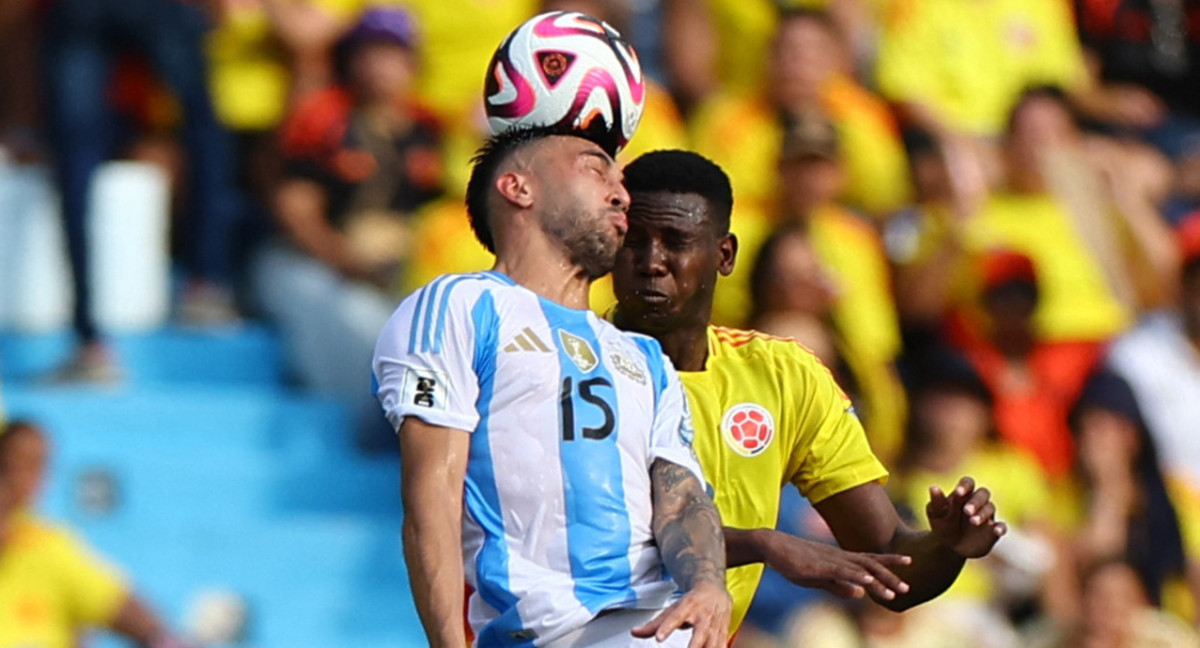 Eliminatorias, Colombia vs. Argentina. Foto: REUTERS.