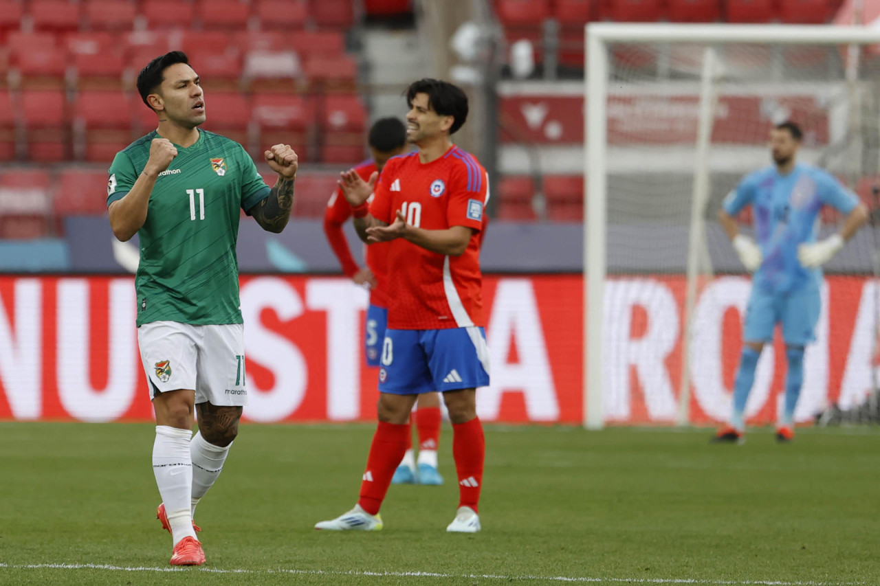 Eliminatorias, Chile vs. Bolivia. Foto: EFE.