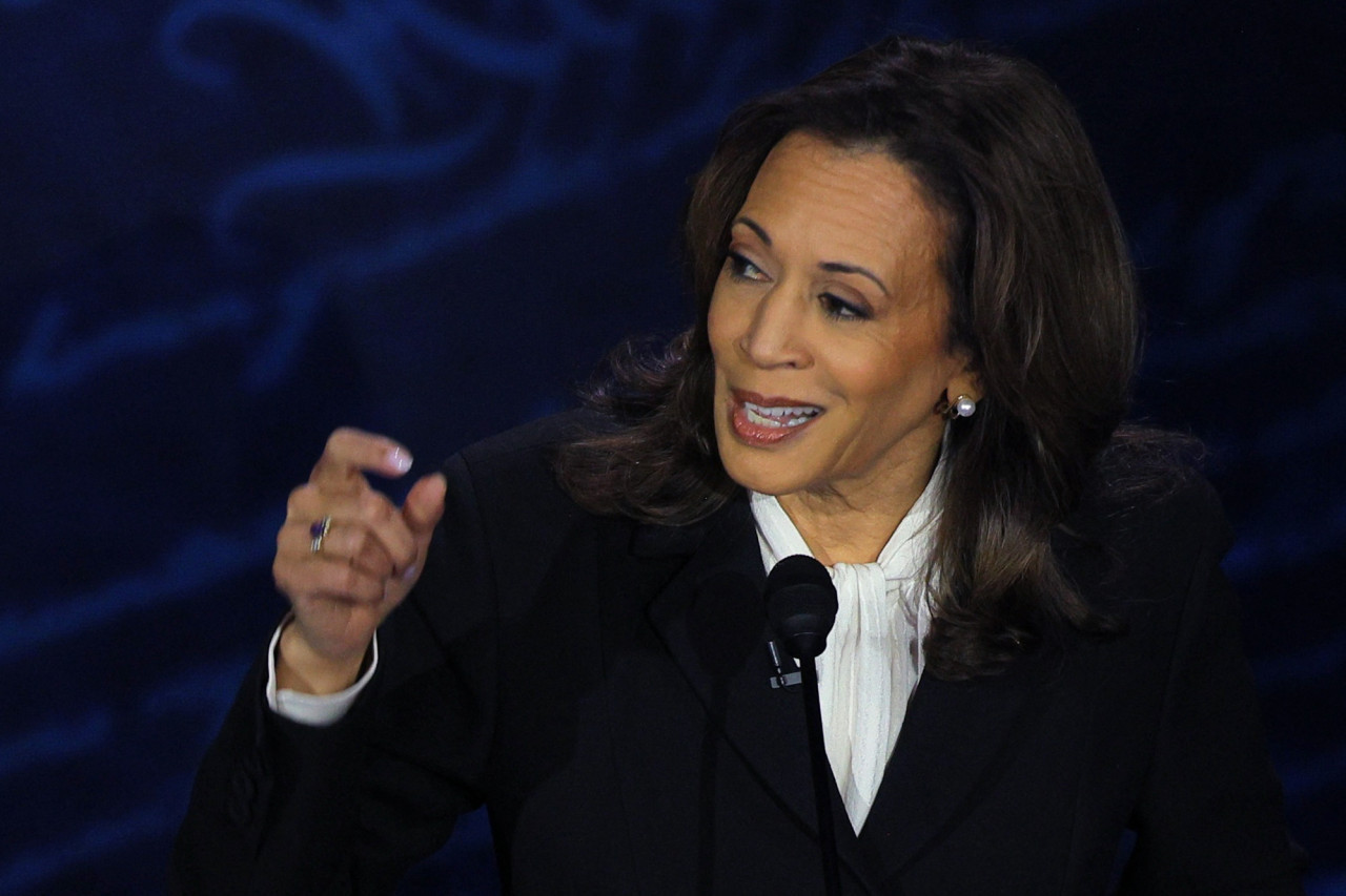 Debate presidencial en Estados Unidos. Kamala Harris. Foto: Reuters.