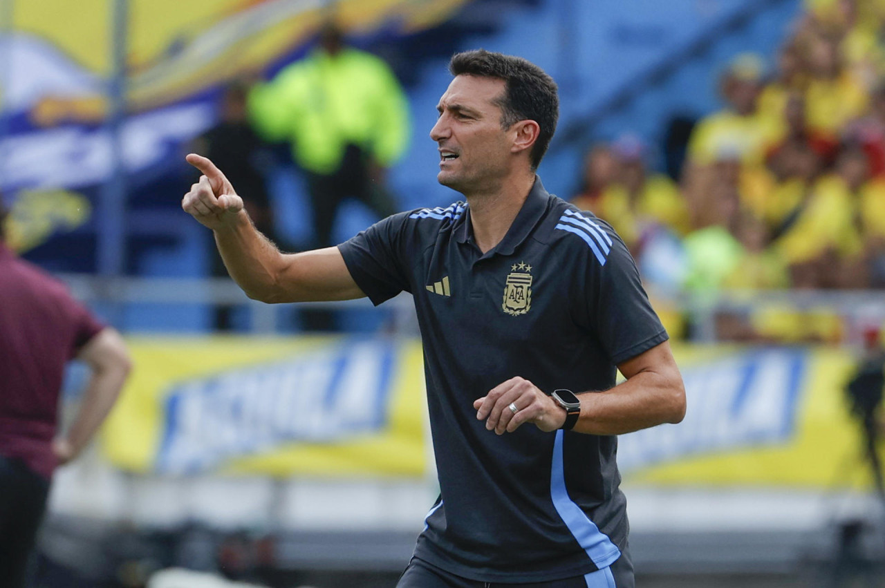 Lionel Scaloni, técnico de la Selección Argentina. Foto: EFE.