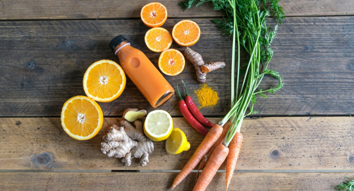 Alimentos naranjas. Foto: Unsplash.