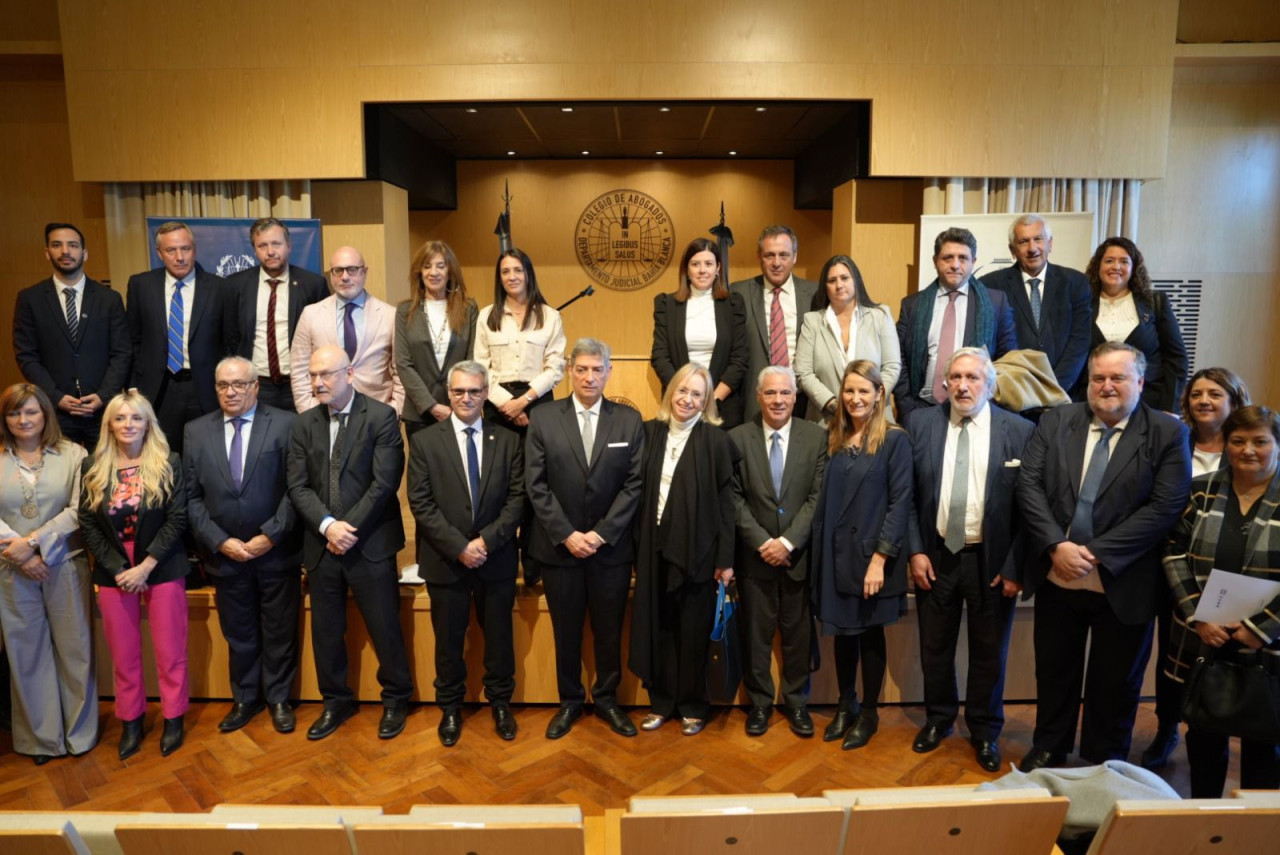 El encuentro se celebró en el Colegio de Abogados de Bahía Blanca