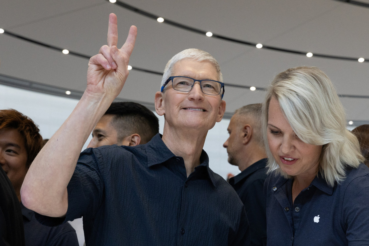 Tim Cook, CEO de Apple. Foto: REUTERS.