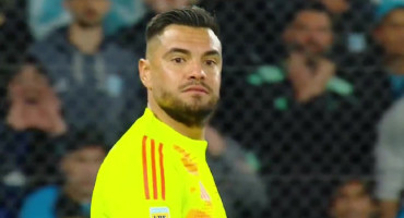 Sergio Romero vs Racing. Foto: captura de video