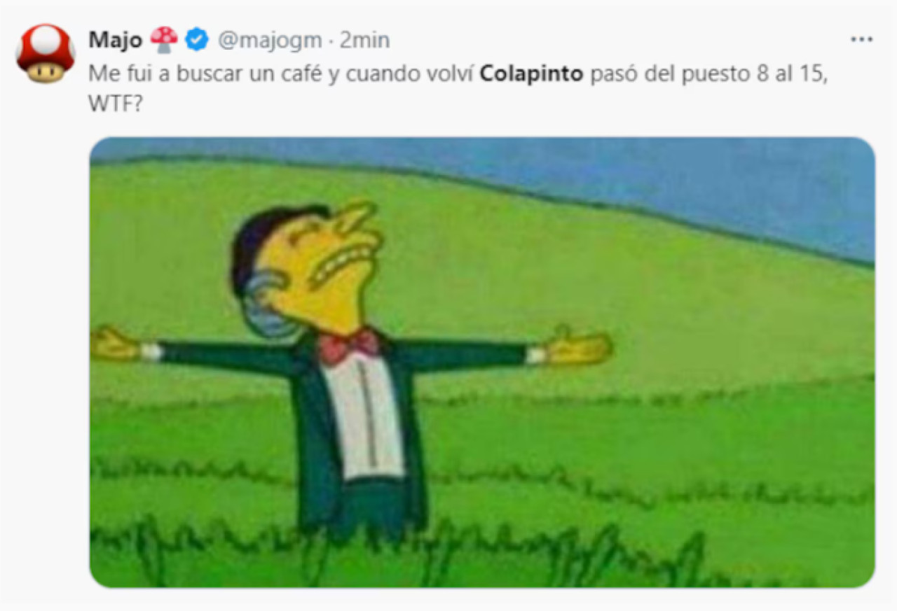 Memes de Franco Colapinto. Foto: Redes Sociales.