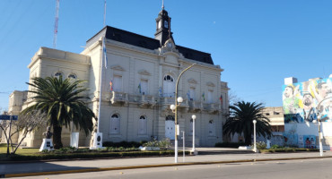 El centro del pueblo de Chacabuco, provincia de Buenos Aires. Foto: Municipalidad de Chacabuco.