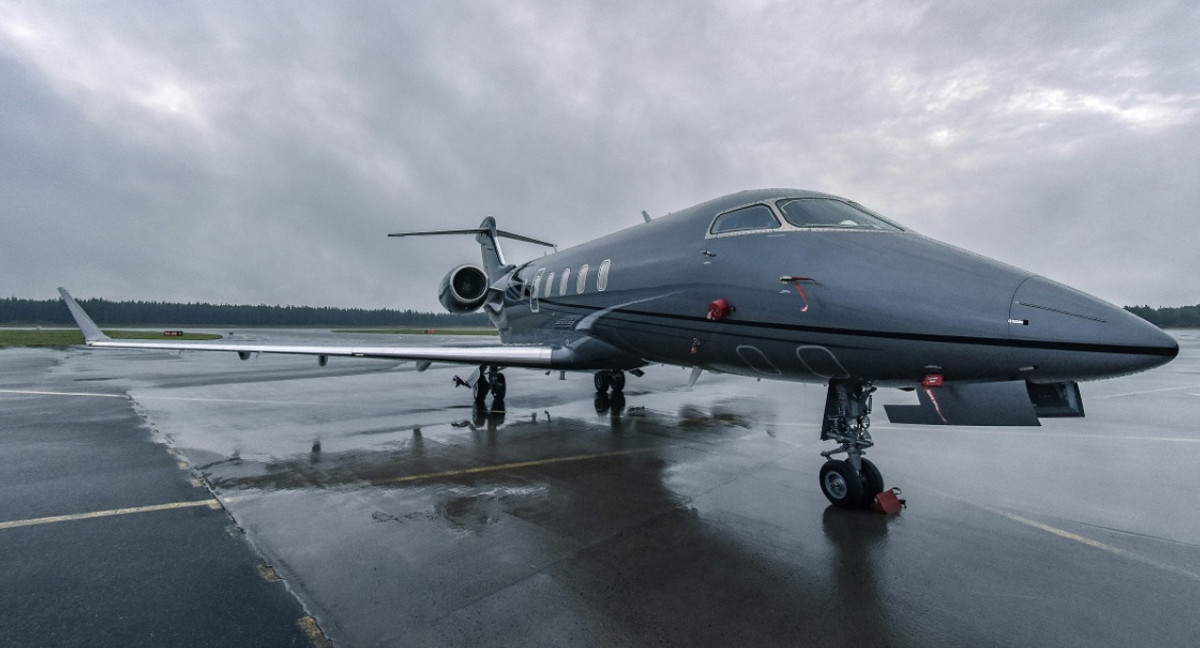 Avión privado; jet. Foto: Unsplash.