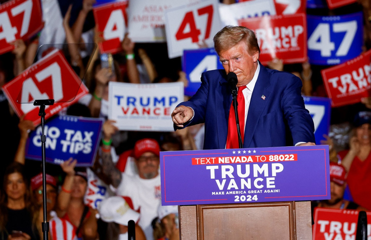 Donald Trump, expresidente de Estados Unidos. Foto: Reuters.