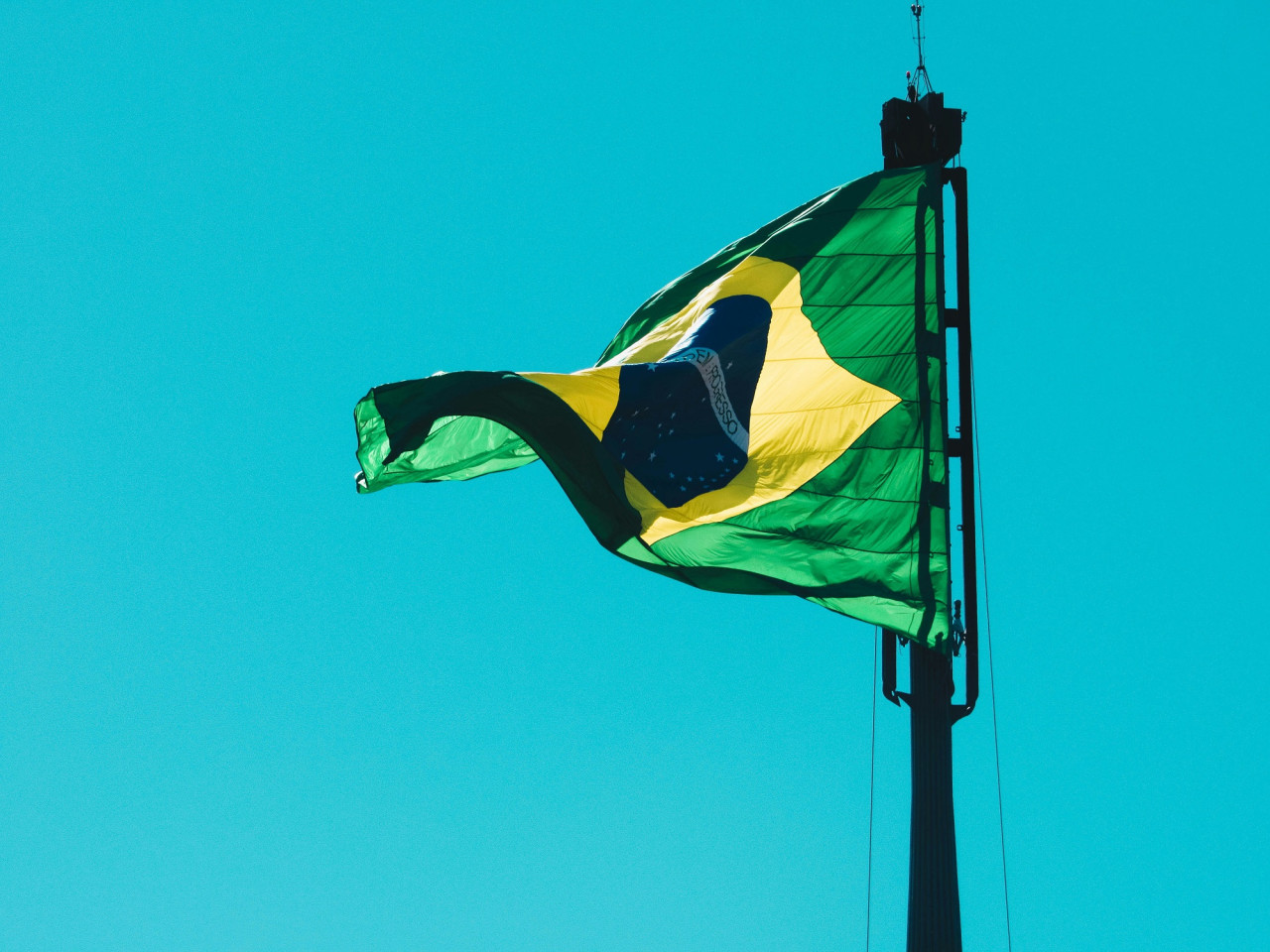 Bandera de Brasil. Foto Unsplash.