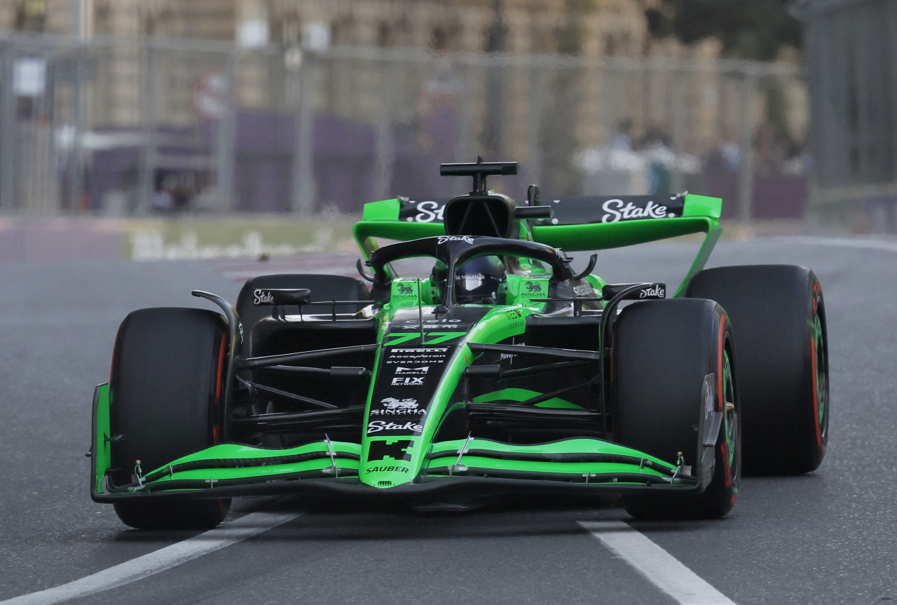 El Sauber que podría conducir Franco Colapinto en 2025. Foto: Reuters.