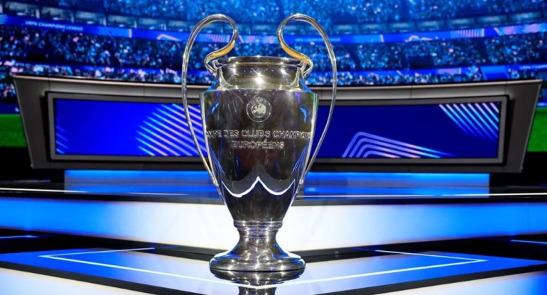 Trofeo de la Champions League. Foto: NA.