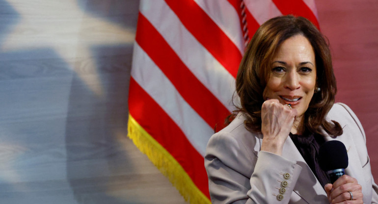 Kamala Harris, actual vicepresidenta de Estados Unidos. Foto: Reuters.