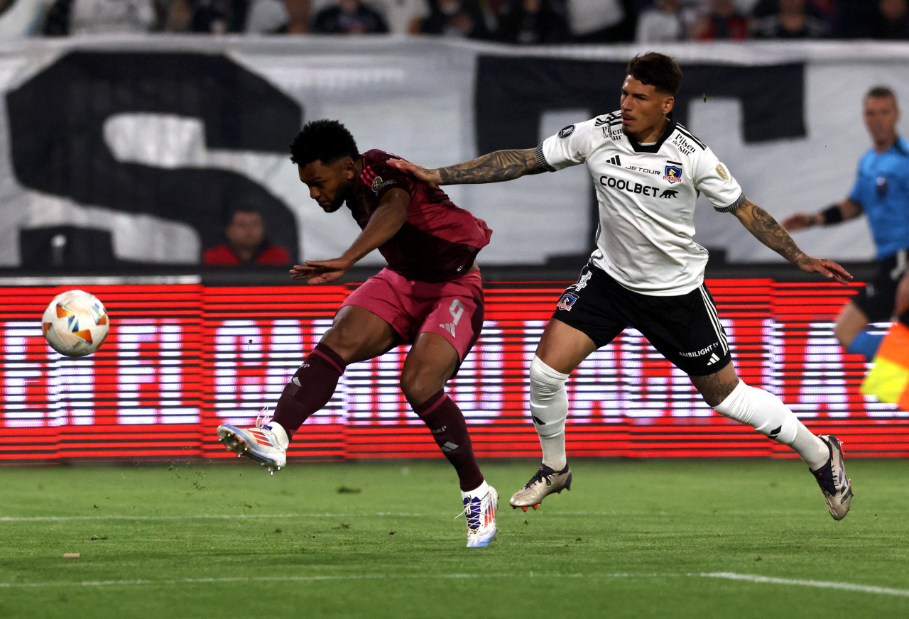 Empate entre River y Colo Colo por Copa Libertadores 2024. Foto: Reuters.