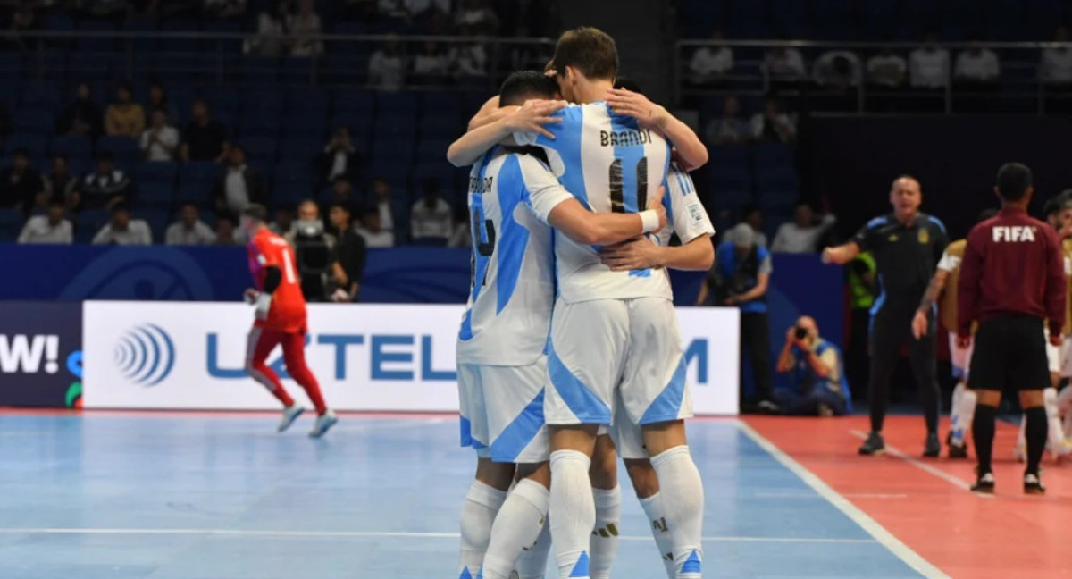 Mundial de Futsal Uzbekistán 2024, Argentina vs. Afganistán. Foto: NA.