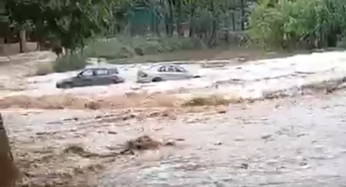 Inundación en España. Foto: captura de video EFE