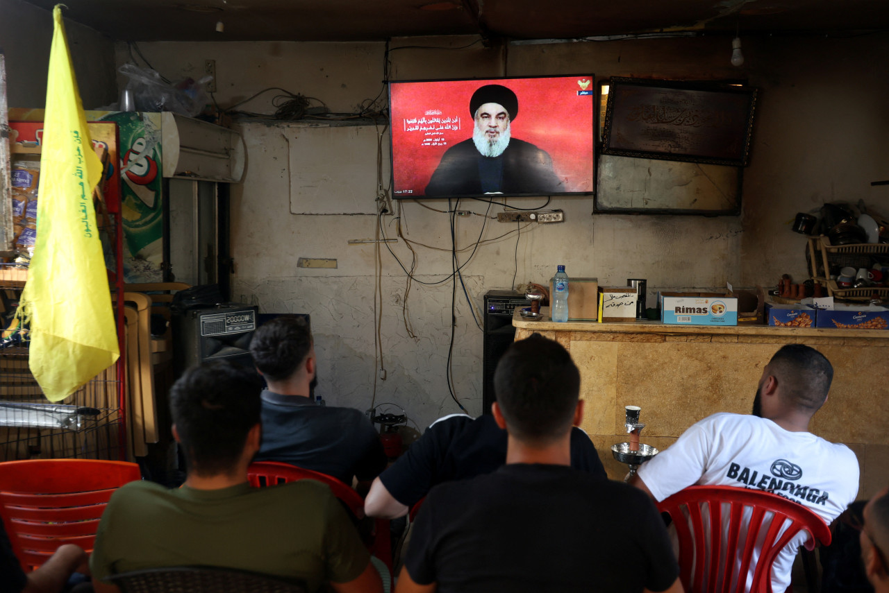 Hasán Nasrala, líder de Hezbollah. Foto: Reuters.