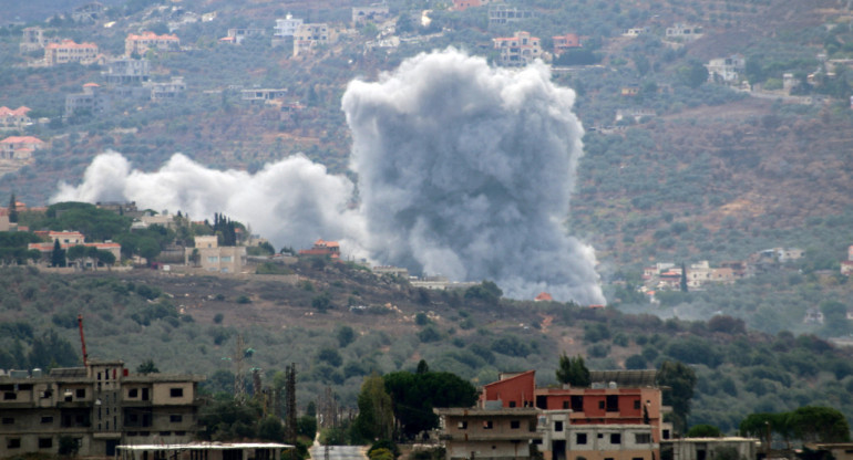 Explosiones en el Líbano. Foto: Reuters.