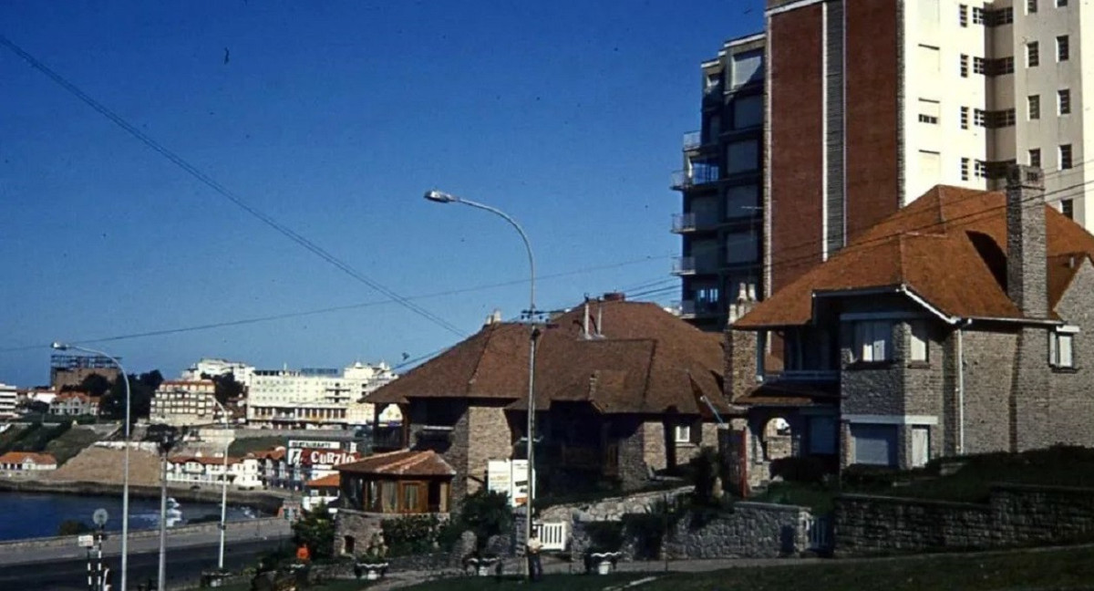 Mar del Plata en la segunda mitad del siglo XX. Foto: Instagram fotos.antiguas.mdp