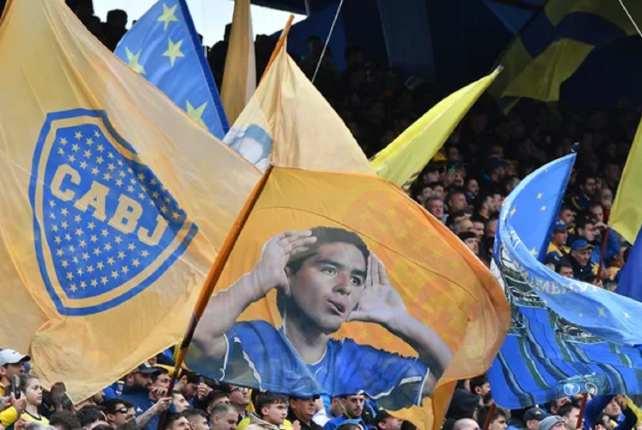 Hinchada de Boca Juniors. Foto: NA