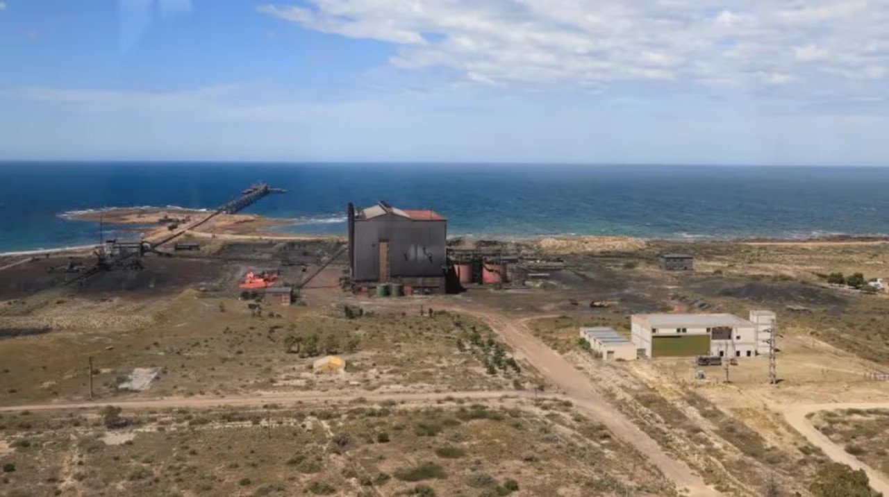 Punta Colorada, la localidad rionegrina donde se instalará la planta de GNL de YPF. Foto: Gobierno Río Negro