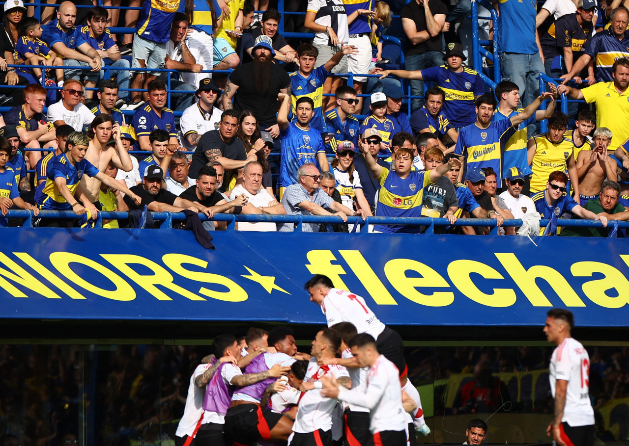 Boca vs River, Superclásico. Foto: Reuters