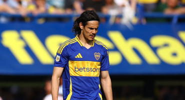 Edinson Cavani, Boca vs River. Foto: Reuters