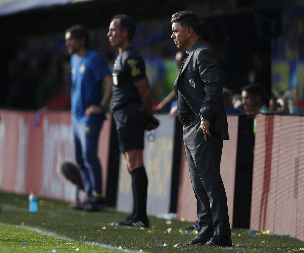 Marcelo Gallardo; Superclásico. Foto: Reuters