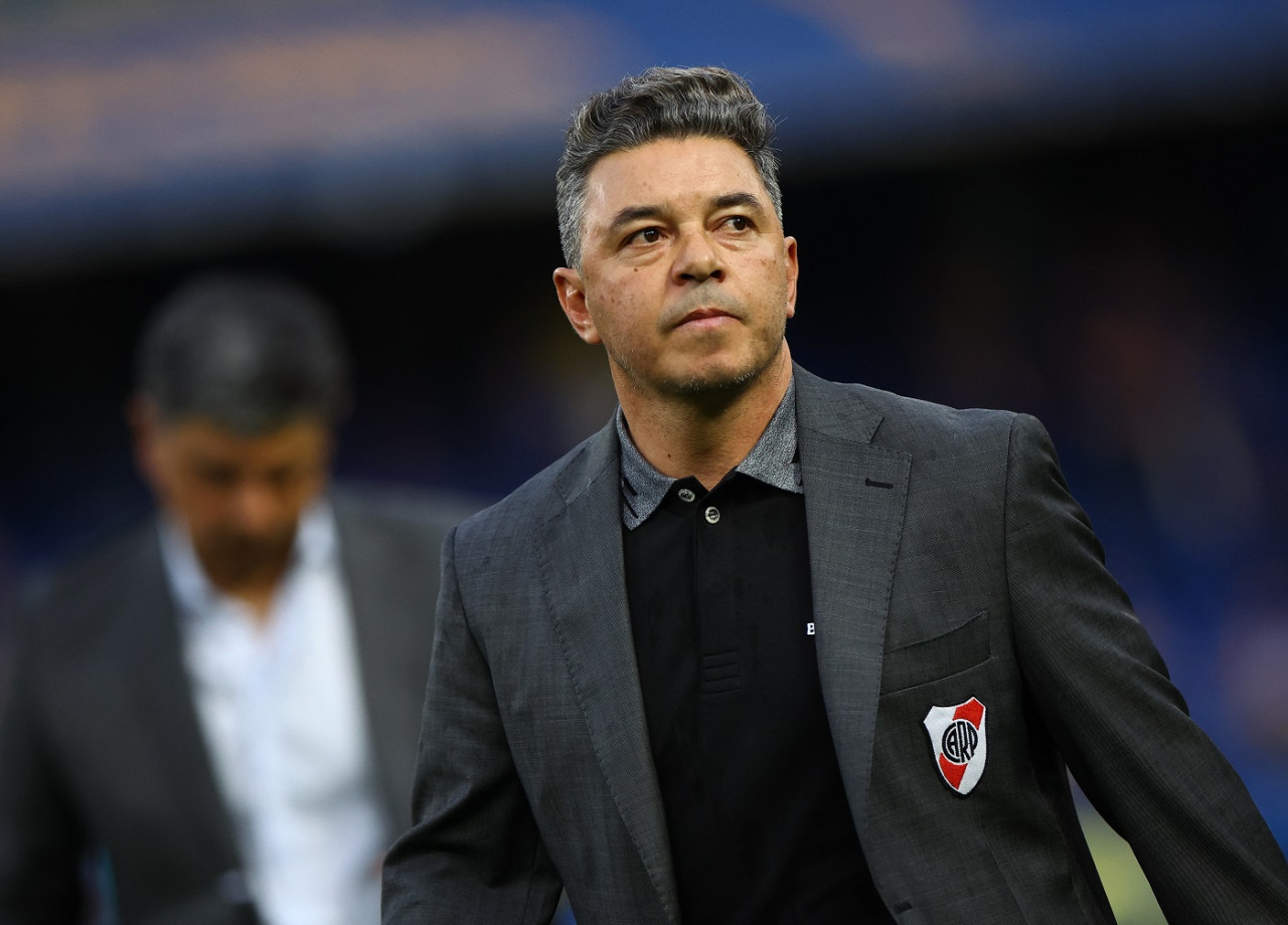 Marcelo Gallardo; Boca vs River, Superclásico. Foto: Reuters