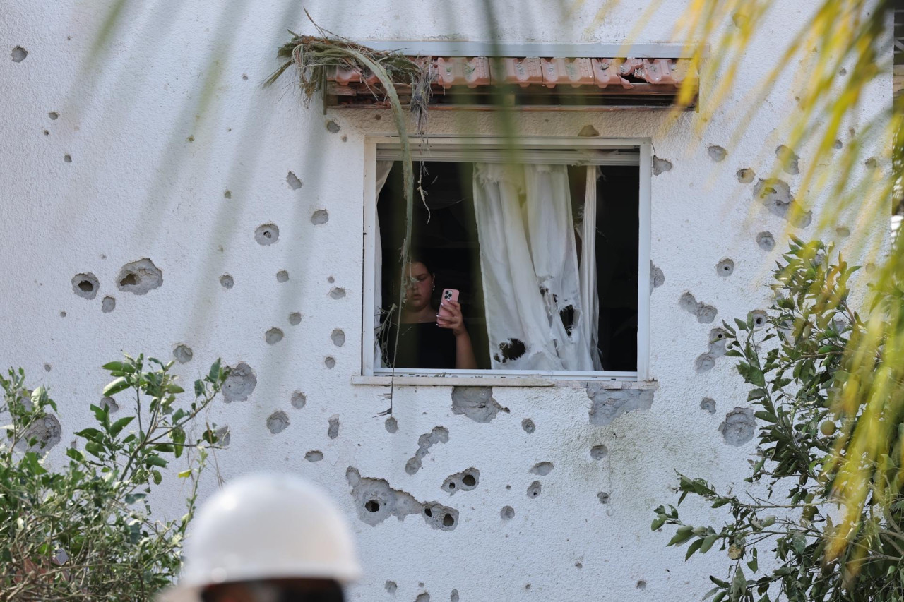 Cohetes disparados desde el Líbano impactaron en Kiryat Bialik, en el norte de Israel. EFE