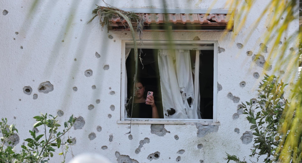 Cohetes disparados desde el Líbano impactaron en Kiryat Bialik, en el norte de Israel. EFE