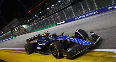 Franco Colapinto en el Gran Premio de Singapur de la Fórmula 1. Foto: Reuters.