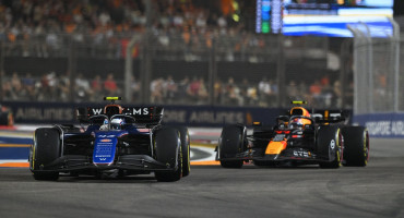 Franco Colapinto en el Gran Premio de Singapur de la Fórmula 1. Foto: Reuters.