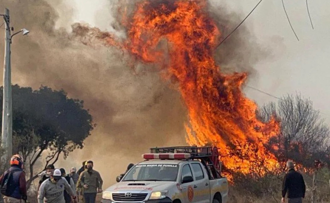 Un detenido por los incendios en Capilla del Monte. Foto: NA/MPF Córdoba.