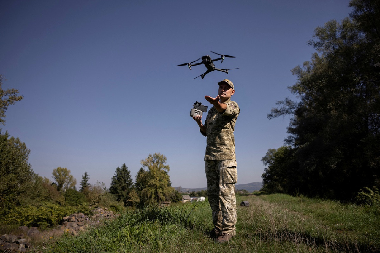 Guerra Rusia-Ucrania; drones. Foto: Reuters.