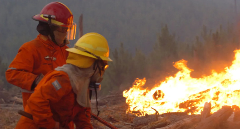 Incendios en Córdoba. Foto: NA.